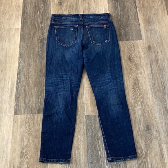 JOE'S JEANS Distressed Slim Crop Dark Wash Sz 26 - Picture 5 of 8